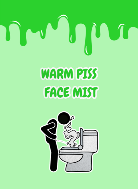 Warm piss face mist